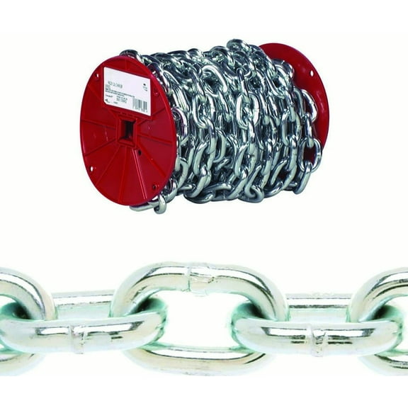 Campbell 5/16 in. Single Jack Carbon Steel Proof Coil Chain 5/16 in. D X 60 ft. L