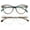 Purple Clear, variant on 2 Pairs Women 2 Tone Oval Tortoise Temple Optical Frame Fashion Reading Glasses Reader - ZT102 +1.00