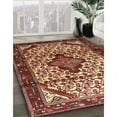 thumbnail image 3 of Ahgly Company Machine Washable Indoor Rectangle Traditional Sand Brown Area Rugs, 2' x 5', 3 of 7