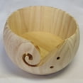 thumbnail image 2 of Frogued Yarn Bowl with Holes Non-Slip Wood Craft Project Yarn Storage Holder for Home (B), 2 of 13