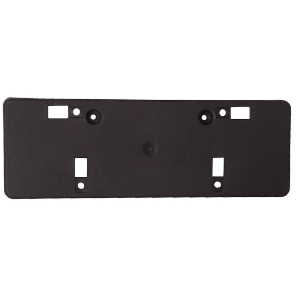 Front Bumper License Plate Bracket Mount - Painted Plastic No- Installation-Front Bumper-License Plate Bracket Mount