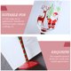 thumbnail image 4 of Casas de vino de Navidad de 2 piezas Casas de vino de vino Santa Claus Casas de vino de cristal para fiesta, 4 of 7