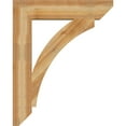 thumbnail image 3 of Ekena Millwork 6"W x 32"D x 40"H Thorton Slat Rough Sawn Bracket, Western Red Cedar, 3 of 4