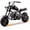 BLACK, variant on Gas Mini Bike with 39CC 4-Stroke Engine, Heavy Duty Off Road Mini Dirt Bike with Pneumatic Fat Tires,Gas Dirt Bike with Front LED Headlight & Rear Disc Brake, Chopper Bike for Tween