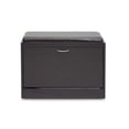 thumbnail image 2 of Baxton Studio Espresso Shoe-Rack Bench, 2 of 5