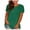 Green, variant on Ahdbta Summer Tops for Women V Neck Tshirts Shirts for Women Short Sleeve Blouses Plus Size Tops for Women Casual Tops Dressy Shirts