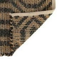 thumbnail image 3 of Unique Loom Chindi Jute Collection Area Rug (5' 1" x 8' Rectangle Black/Navy Blue), 3 of 7