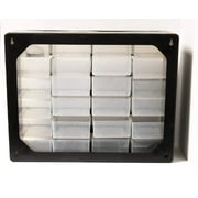 Homak Manufacturing 24-Drawer Parts Organizer, Black
