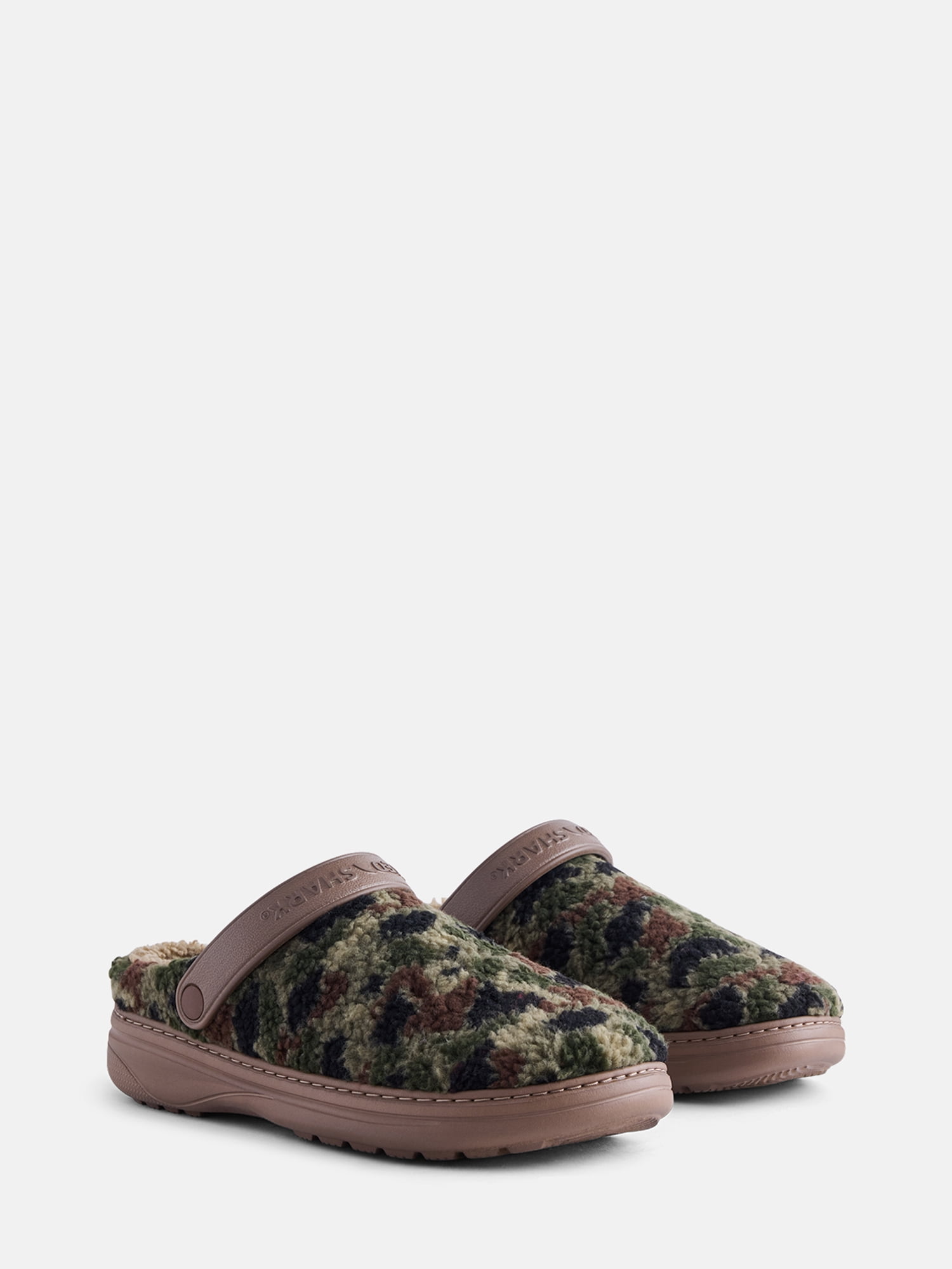 Rugged Shark Men's Faux Shearling Clogs