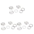 thumbnail image 4 of Anillo Jumpingount de mujer 6 piezas aleación ajustable Plata 3Conjunto, 4 of 6