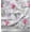 Fuschia Pink, variant on Soimoi Blue Cotton Duck Fabric Leaves & Floral Printed Craft Fabric by The Yard 42 Inch Wide