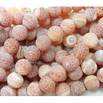 6mm Dark Red Matte Agate Round Beads Genuine Gemstone Natural Jewelry Making