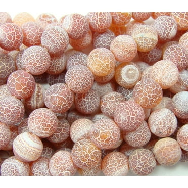 6mm Dark Red Matte Agate Round Beads Genuine Gemstone Natural Jewelry Making