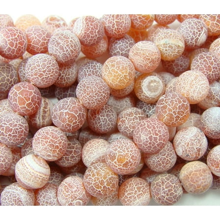 10mm Dark Red Matte Agate Round Beads Genuine Gemstone Natural Jewelry Making