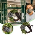 thumbnail image 2 of Marryso Door Wreath for Front Door Outside Spring Family Letter Garland Decoration Simulation Garland Decoration Door Pendant Boxed, 2 of 8