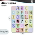 thumbnail image 4 of Stupell Industries Contemporary Animal Alphabet in Pastels Canvas Art, 36 x 48, by Carla Daly, 4 of 8