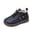 Black, variant on Women's Winter Sneakers, Fleece Lined Waterproof Lace Up Platform Ankle Wave Stitch Cold Weather Insulated Non-Slip Casual Short Boots for Daily Walking Commute Coffee 39