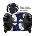 thumbnail image 2 of Susaid Mom And Baby Owls Print Elastic Washable Suitcase Cover with Hidden Zipper, Fits 18-32 Inch Luggage for Protection During Travel-Small, 2 of 7