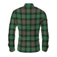 thumbnail image 4 of Plaid Shirt for Men Long Sleeve Casual Button Down Shirt Men Lightweight Soft Blouses Cozy Fall Clothes for Men Lapel Dress Shirt for Men Regular Fit Shirt Business Casual Shirts for Men, 4 of 8