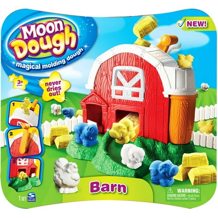 Moon Dough Magical Molding Dough Barn Playset