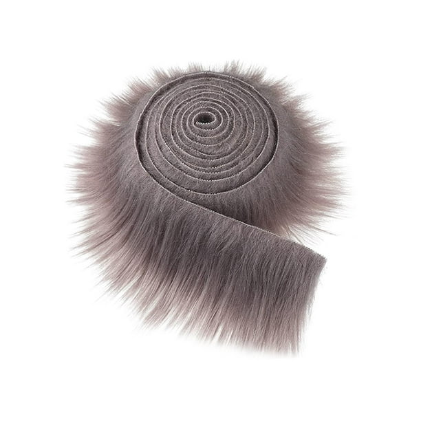 Parches de tela de piel sintética para disfraz de cosplay Gris