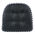 thumbnail image 3 of Klear Vu Gripper 16" x 15" Gingham Tufted Chair Cushion - Set of 2, 3 of 5