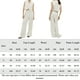 thumbnail image 2 of Pantalones Traje de moda de 2 piezas para mujer Traje elegante a rayas Cómodo ajustado para oficina Traje de viaje Cgtredaw Blanco S para Mujer, 2 of 9
