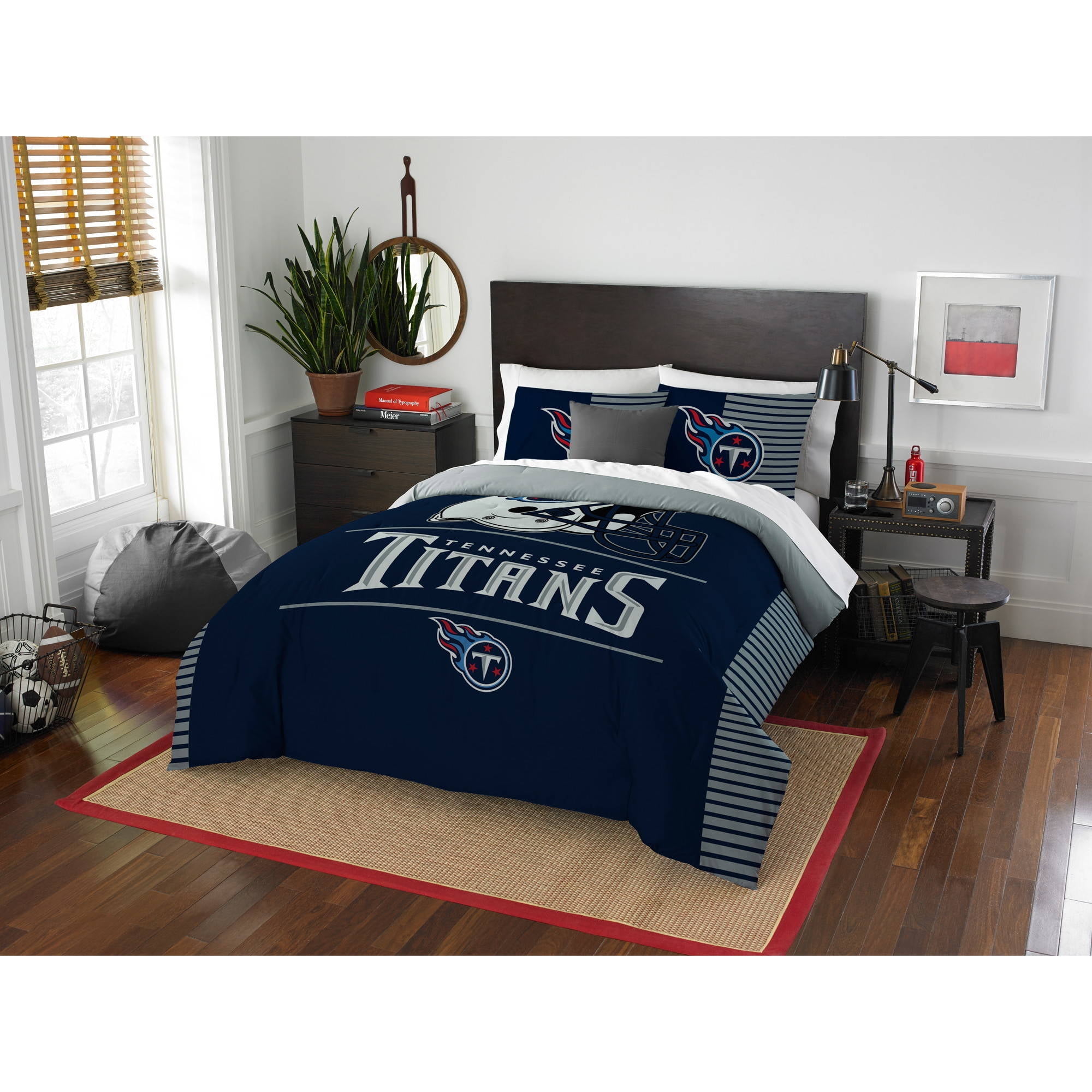 Nfl Tennessee Titans Draft Bedding Comforter Set