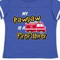 thumbnail image 4 of Inktastic My Pawpaw is a Firefighter with Fire Truck Boys or Girls Toddler T-Shirt, 4 of 5