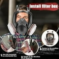 thumbnail image 5 of Full Face Gas Mask Gas Masks Survival Nuclear and Chemical, Reusable Respirator Mask, 5 of 6