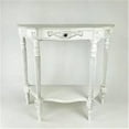 thumbnail image 1 of Wayborn JC008W 32 x 34 x 14 in. Demilune Console Table - White, 1 of 1