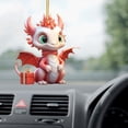 thumbnail image 4 of Hwkond Christmas Hanging Ornaments Christmas Baby Dragon Car Pendant Backpack Pendant Christmas Acrylic Home Decorations Up To 30% Off, 4 of 6