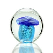SPI Home20113 Art Glass Mushroom Paperweight - Orange