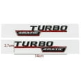 thumbnail image 3 of 3dAbsBlackTurboAmgLogoTurbo4maticEmblemCarFenderBadgeForMercedesCla45X156A45TurboAmgStickerAccessories, 3 of 5