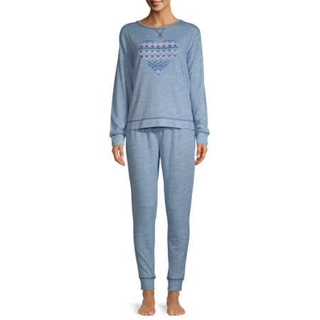 EV1 from Ellen DeGeneres Fairisle Heart Pajama Set Women's