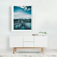 thumbnail image 2 of Haines - a small city in Alaska - Haines Alaska Photography Mountain Scenic Harbor Bridge Landscape Coast Boat White Framed Wall Art Print 6 x 8 inches, 2 of 3