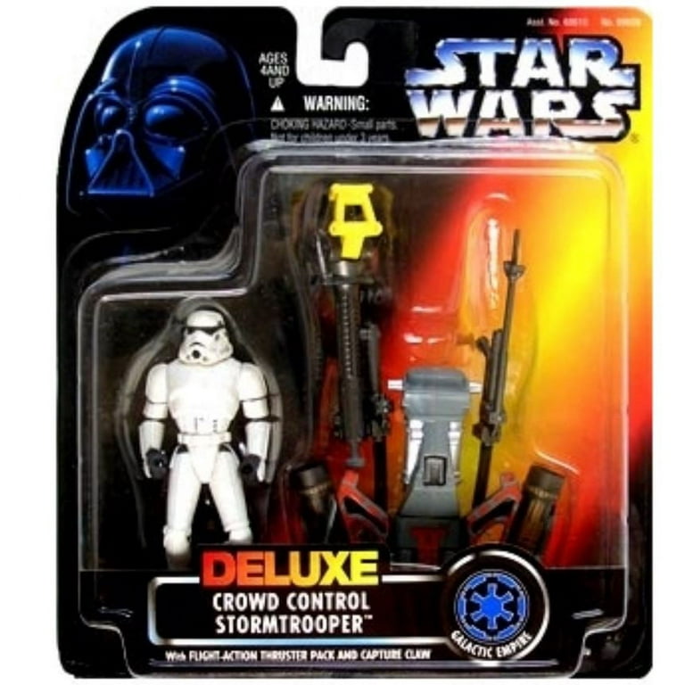 Star Wars Deluxe Crowd Control Stormtrooper figure - Walmart.com
