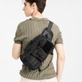 thumbnail image 3 of Bolso bandolera táctico pequeño ShuxiuWang negro para hombre, 3 of 5