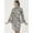 White, variant on DressBerry Women’s Printed Poly Georgette Dress Round Neck Long Bell Sleeves Knee Length Regular Wear Light Weighted Casual Summer Dress