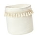 thumbnail image 5 of Cesta tejida, organizador, contenedor de decoración, cuerda de algodón, cesta para la colada, cesto para la colada, contenedor para ropa sucia, Pequeño, 5 of 8