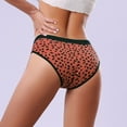 thumbnail image 6 of Panties for Women,Seamless T-Back Breathable Leakproof Underwear for Daily Comfort and All Season Wear,Womens Underwear,Orange,2XL, 6 of 6