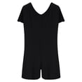 thumbnail image 5 of BUIGTTKLOP Womens Summer Casual Romper Short Sleeve Crewneck Shorts Overalls Jumpsuit with Pockets Summer Outfits 2026, 5 of 6