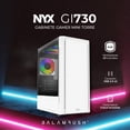 thumbnail image 2 of Gabinete Gamer BALAM RUSH NYX GI730 Micro ATX Mini Torre 3 Fan Cristal Templado RGB Blanco BR-936101 blanco, 2 of 5
