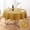 Yellow-gold, variant on Textured Tablecloth Rectangle 60x84 Water Resistant Spill-Proof Wipeable Table Cloth Wrinkle Free Fabric Dining Table Cover for Birthday Party Farmhouse Spring Kitchen Tablecloths