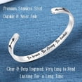 thumbnail image 3 of Strength Bracelets for Women - Be Brave, Be Strong, Be Badass - Bestie Gifts, Friendship Bracelet for Mother Daughter, Sister, Friend - Meaningful Jewelry, 3 of 6