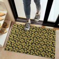 thumbnail image 2 of Black Yellow Sunflower Pattern Door Rugs,Washable Non Slip Door Mats Indoor,Decorative Door Mats,Entry Mat Indoor for Entrance,Bedroom,Kitchen,Bathroom,20"x32", 2 of 6