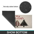 thumbnail image 7 of 2 Pieces Of Kitchen Rugs and Mats Non Skid Washable Merry Christmas (23) Kitchen Mat,Floor Cushion Waterproof Rug,Rubber Backed Area Rugs for Laundry 47*17+30*17, 7 of 7