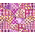 thumbnail image 5 of oneOone Cotton Flex Fuschia Pink Fabric Check Patchwork Sewing Craft Projects Fabric Prints By Yard 40 Inch Wide, 5 of 5