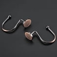 thumbnail image 3 of Bronze Shower Curtain Hooks, Oil Rubbed Rustproof Shower Curtain Rings for Bathroom, Metal Decorative Shower Hooks for Shower Curtain Rod, Set of 12 Shower Hangers Round Heavy Duty Design, 3 of 5