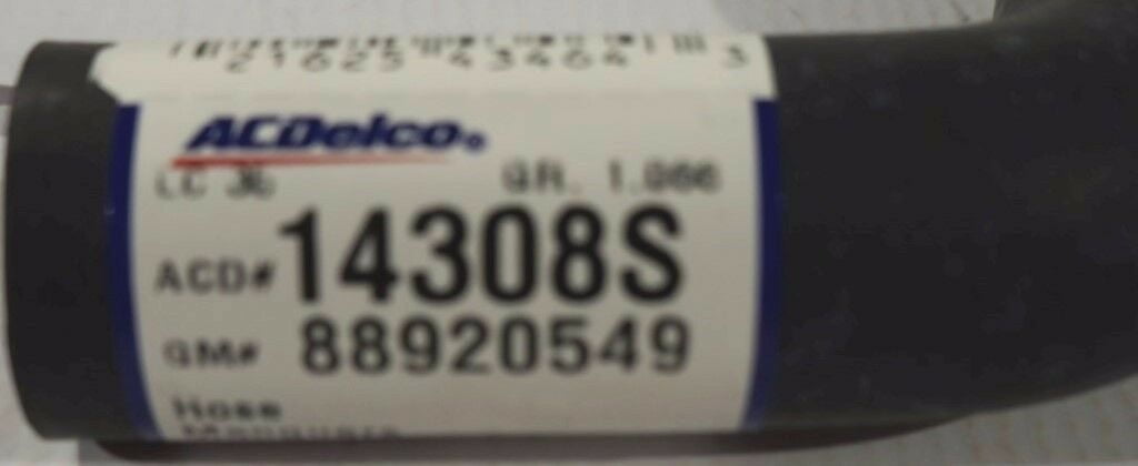 ACDelco 14308S HVAC Heater Hose